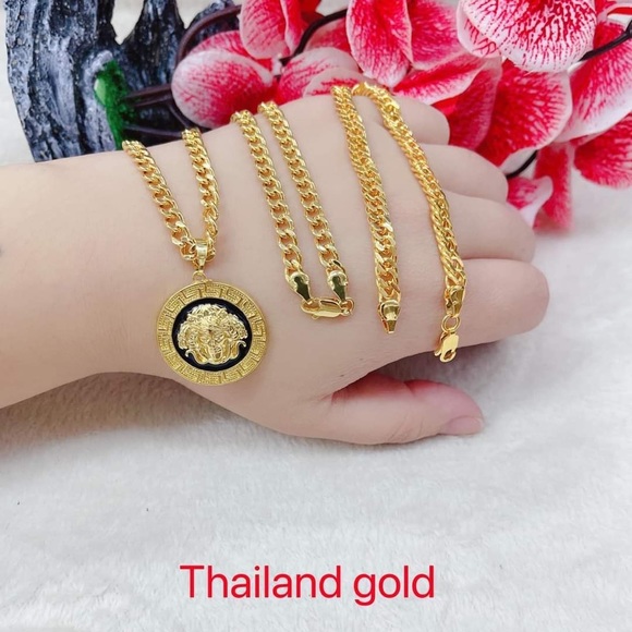 🌸⚜️THAILAND GOLD MENS SET⚜️🌸
📌 ThaiLand Gold
📎 2 in 1 set - Picture 4 of 10